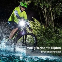 Transnect® – Fietsverlichting LED Set - 4 Lichtstanden – USB Oplaadbaar - Draagbaar – Waterdicht -Windgoo Shop 550x550 814