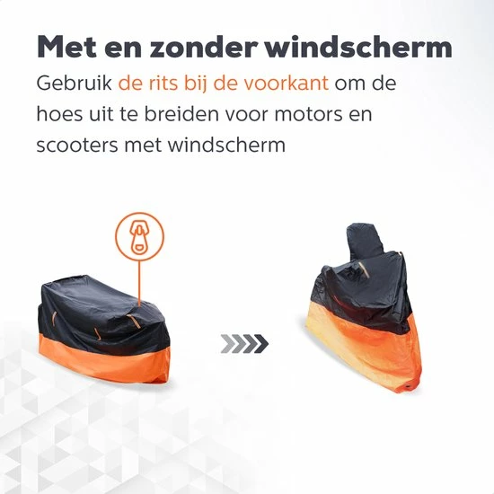 Premium XXL Fietshoes Voor 2 Fietsen Scooters En Bakfietsen - Waterdichte Fietshoezen | B&H 4 Premium XXL Fietshoes Voor 2 Fietsen Scooters En Bakfietsen - Waterdichte Fietshoezen | B&H - Afbeelding 4