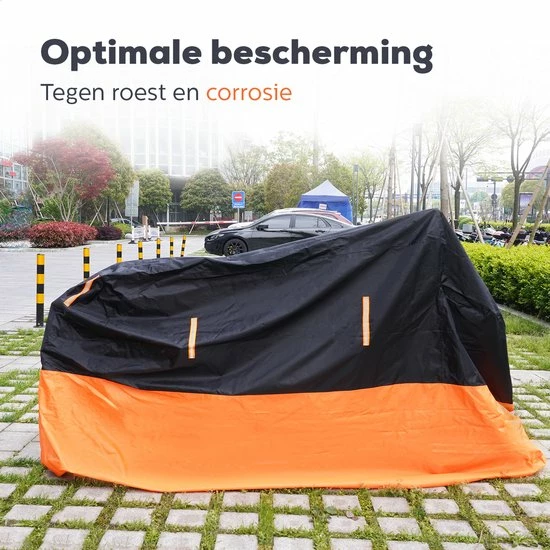 Premium XXL Fietshoes Voor 2 Fietsen Scooters En Bakfietsen - Waterdichte Fietshoezen | B&H 5 Premium XXL Fietshoes Voor 2 Fietsen Scooters En Bakfietsen - Waterdichte Fietshoezen | B&H - Afbeelding 5