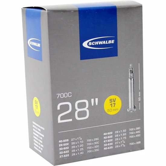 Schwalbe Binnenband Sv17 28 Inch (28/47-622/635) Sv 50 Mm 4 Schwalbe Binnenband Sv17 28 Inch (28/47-622/635) Sv 50 Mm - Afbeelding 4