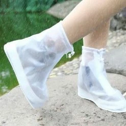 Easy Shoe Cover Unisex Waterdichte Overschoenen Met Rits En Aantrekkoord Maat 38-42 - Herbruikbaar Transparant - Anti Slip Regen Overschoen - Schoenhoesjes - Waterdichte Schoenbeschermers - Regenhoes Schoenovertek - Regenlaarzen -Windgoo Shop 550x550 903
