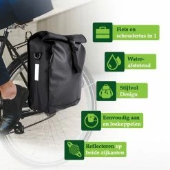 Ekostar Enkele Fietstas - Rolltop - 19 Liter - E-Bikes - Zwart 16 Ekostar Enkele Fietstas - Rolltop - 19 Liter - E-Bikes - Zwart -Windgoo Shop 550x550 929