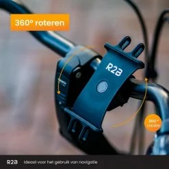R2B Telefoonhouder Fiets Met 360 Graden Rotatie - Gsm Houder - Accessoires - Model "Rotterdam" -Windgoo Shop 550x550 941