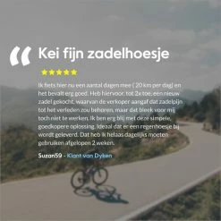 Dyken Zadelhoes Fiets Gel - Zadeldek - Universele Fietszadelhoes - Brede Zadels - Zwart -Windgoo Shop 550x550 953