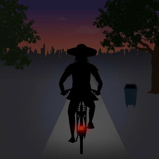 Spanninga O-Guard Fiets Achterlicht - Batterij 13 Spanninga O-Guard Fiets Achterlicht - Batterij - Afbeelding 13