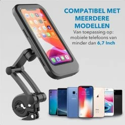 MW Telefoonhouder Fiets Waterdicht - Fietshouder Voor Smartphones - GSM Houder Fiets - 4 Tot 6'' -Windgoo Shop 550x551 10