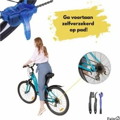 Fain Fietsketting Reiniger Set 6 Delig Fietsketting Onderhoud Fietsketting Borstel - Fietsgereedschap Kettingscherm Schrobber Fietsketting Ontvetter Ketting Schoonmaken Fiets Multitool -Windgoo Shop 550x553 1