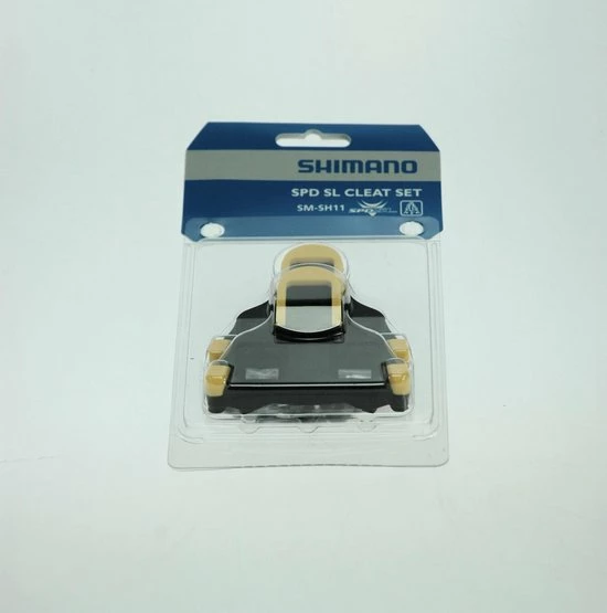 Shimano SPD-SL Schoenplaatje - Geel 2 Shimano SPD-SL Schoenplaatje - Geel - Afbeelding 2
