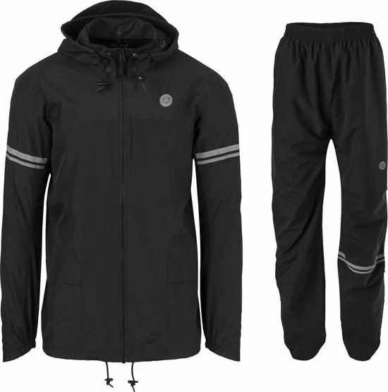 AGU Original Regenpak Essential - Zwart - M - Dames & Heren - Waterdicht & Ademend 1 AGU Original Regenpak Essential - Zwart - M - Dames & Heren - Waterdicht & Ademend