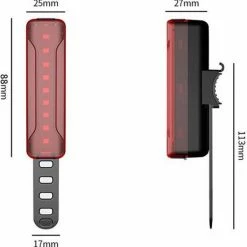 FIEZIO Fietsverlichting Set Oplaadbare USB Led Fietslamp Voor En Achter - Waterdicht - 3 Lichtstanden - 1500 Lumen -Windgoo Shop 550x558