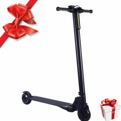 Technozom Techno LITE - Elektrische Step - Super Lichtgewicht - 23 Km/u - 3 Rijstanden - Opvouwbaar - Met LED Verlichting Voor & Achter - Zwart