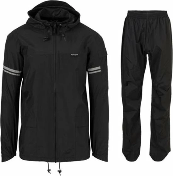 AGU Original Regenpak Essential - Zwart - M - Dames & Heren - Waterdicht & Ademend 23 AGU Original Regenpak Essential - Zwart - M - Dames & Heren - Waterdicht & Ademend - Afbeelding 23