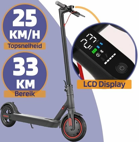 Kick&Move - Elektrische Step - E Scooter - Anti Lek Banden - 32 Km/u - App - LED Verlichting - Cruise Control - Schokbestendige Wielen - Anti Diefstal Optie 7 Kick&Move - Elektrische Step - E Scooter - Anti Lek Banden - 32 Km/u - App - LED Verlichting - Cruise Control - Schokbestendige Wielen - Anti Diefstal Optie - Afbeelding 7