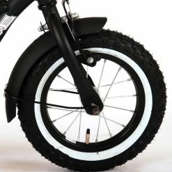 Volare Black Cruiser Kinderfiets - Jongens - 12 Inch - Zwart - 2 Handremmen -Windgoo Shop 550x563 3