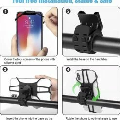 Merkloos Afneembare Mobiele Telefoon Houder Voor Op Je Fiets | Geschikt Voor Elk Toestel |Afneembaar | Houder Telefoon | Extra Stevig | Smartphone Houder | Stuur Houder | 360 Graden Draaibaar | Motor | Racefiets | Zwart 14 Merkloos Afneembare Mobiele Telefoon Houder Voor Op Je Fiets | Geschikt Voor Elk Toestel |Afneembaar | Houder Telefoon | Extra Stevig | Smartphone Houder | Stuur Houder | 360 Graden Draaibaar | Motor | Racefiets | Zwart -Windgoo Shop 550x578 5