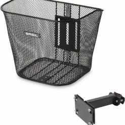 Basil Bremen Fietsmand - Voor - Staal - Inclusief Bevestigingssysteem - Zwart -Windgoo Shop 550x580 3