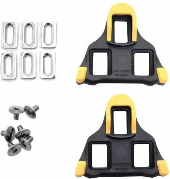 Shimano SPD-SL Schoenplaatje - Geel 12 Shimano SPD-SL Schoenplaatje - Geel - Afbeelding 12