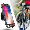 Eldur® Universele Telefoonhouder Fiets - 4 Tot 6.5 Inch - Zwart - Smartphone Telefoonhouder