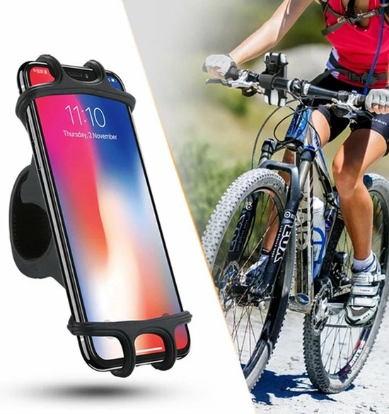 Eldur® Universele Telefoonhouder Fiets - 4 Tot 6.5 Inch - Zwart - Smartphone Telefoonhouder 1 Eldur® Universele Telefoonhouder Fiets - 4 Tot 6.5 Inch - Zwart - Smartphone Telefoonhouder
