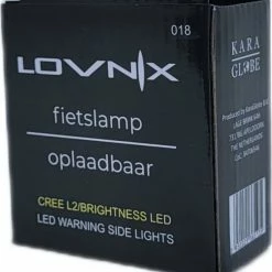 Lovnix - Oplaadbare Fietslamp LED Verlichting Set - USB Oplaadbaar - Fietslicht Met LED Lamp - Voor- En- Achter Licht - Regenbestendig - Geschikt Voor Mountainbike Fietsen Wandelen Speleologie -Windgoo Shop 550x587 9