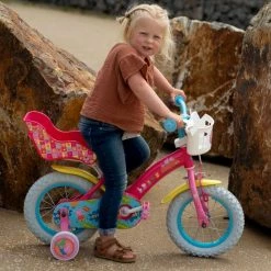 Volare Peppa Pig Kinderfiets - Meisjes - 12 Inch - Roze -Windgoo Shop 550x588 2