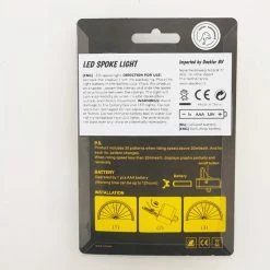 Merkloos Wielverlichting - Spaakverlichting - Fietsverlichting Wiel - Spaakreflectoren - Fietsverlichting - Spaakverlichting Kinderfiets - LED - 30 Patronen - 2 Stuks -Windgoo Shop 550x588