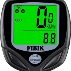 Fibik Draadloze Fietscomputer - Kilometerteller - Draadloos - Waterdicht - Automatisch Verlicht Scherm