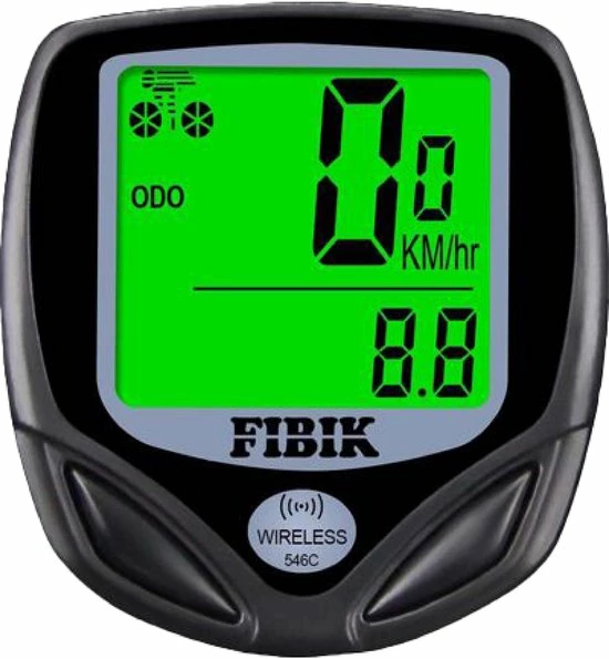 Fibik Draadloze Fietscomputer - Kilometerteller - Draadloos - Waterdicht - Automatisch Verlicht Scherm 1 Fibik Draadloze Fietscomputer - Kilometerteller - Draadloos - Waterdicht - Automatisch Verlicht Scherm
