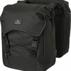 Fastrider Unibag Dubbele Fietstas - Voorzien Van Uitsparing Voor Snelbinders En LED Verlichting - Waterafstotend - Reflectiestrepen - 28 Liter - Zwart -Windgoo Shop 550x595 3