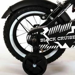 Volare Black Cruiser Kinderfiets - Jongens - 12 Inch - Zwart - 2 Handremmen -Windgoo Shop 550x597 2