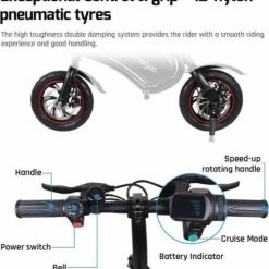 FOXSPORT Windgoo B3 Opvouwbare Elektrische Fiets - Zwart - 20 Km Per Uur -Windgoo Shop 550x599 3