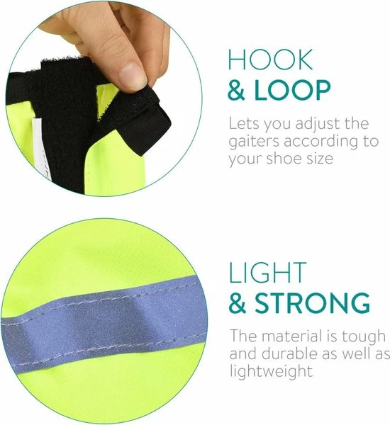 Navaris Overschoenen - 1 Paar Uniseks Schoenovertrekken - Waterdicht & Reflecterend - Beschermt Tegen Regen En Vuil - Verschillende Maten 4 Navaris Overschoenen - 1 Paar Uniseks Schoenovertrekken - Waterdicht & Reflecterend - Beschermt Tegen Regen En Vuil - Verschillende Maten - Afbeelding 4