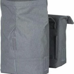 Basil City Dubbele Fietstas - Grijs Melee - 32 Liter -Windgoo Shop 550x601 4