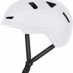 VINZ Nevis Speed Pedelec Helm Mat Wit | NTA 8776 Goedgekeurd | Snorfiets Helm Snorscooter | Geschikt Voor Helmplicht Blauw Kenteken -Windgoo Shop 550x609 6