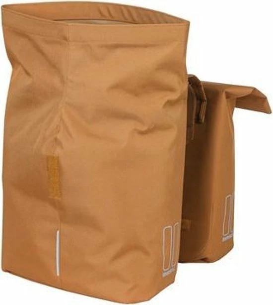 Basil City Dubbele Fietstas - Camel Bruin - 32 Liter 5 Basil City Dubbele Fietstas - Camel Bruin - 32 Liter - Afbeelding 5