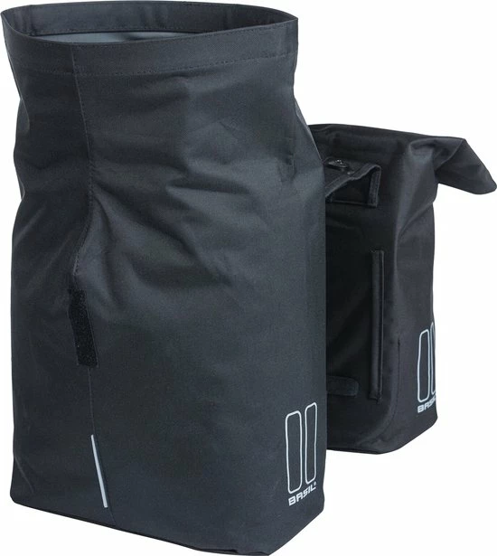 Basil City Dubbele Fietstas MIK - 28-32 Liter- Zwart 5 Basil City Dubbele Fietstas MIK - 28-32 Liter- Zwart - Afbeelding 5