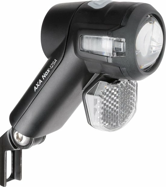 AXA Nox Sport 12 Lux - Fietslamp Voorlicht - LED Koplamp - Fietsverlichting Op Batterij - Auto/Off - Zwart 3 AXA Nox Sport 12 Lux - Fietslamp Voorlicht - LED Koplamp - Fietsverlichting Op Batterij - Auto/Off - Zwart - Afbeelding 3