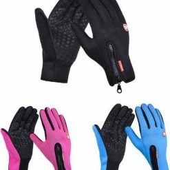Been Fashion Buitensporten Wandelen Winterfietshandschoenen Voor Fietsen Dames Heren Windstopper Zachte Warme Handschoenen Outdoor Winter Sports Bicycle Bike Cycling Gloves - Roze M