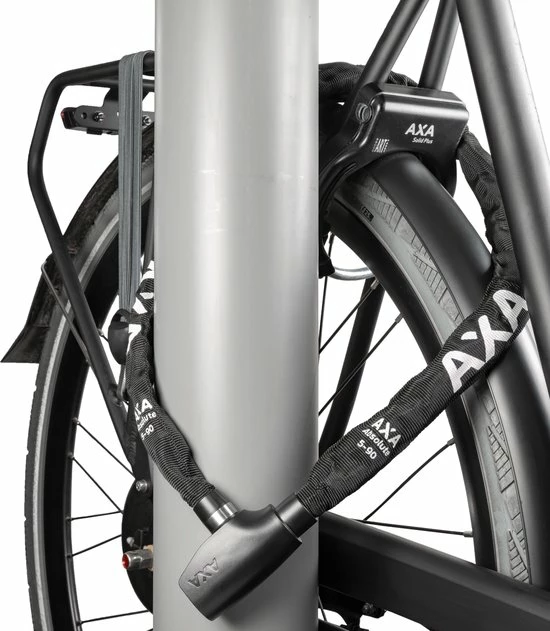 AXA - Absolute 5 - Kettingslot - Slot Voor Fietsen - 90 Cm - 5 Mm - Zwart 5 AXA - Absolute 5 - Kettingslot - Slot Voor Fietsen - 90 Cm - 5 Mm - Zwart - Afbeelding 5