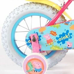 Volare Peppa Pig Kinderfiets - Meisjes - 12 Inch - Roze -Windgoo Shop 550x632 3