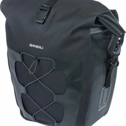 Basil Navigator Enkele Fietstas - L - 25-31 Liter - Waterdicht - Zwart -Windgoo Shop 550x636 2