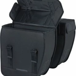 Basil Tour Dubbele Fietstas - 28 Liter - Zwart -Windgoo Shop 550x641 1