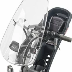 Polisport Bilby - Fietsstoeltje Voor + Windscherm - Zwart -Windgoo Shop 550x652 4