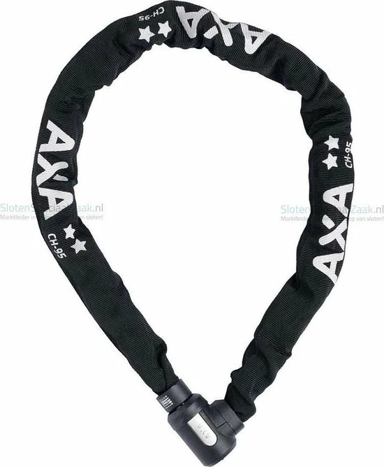 Axa Cherto 95 Compact ART2 Kettingslot - Zwart 1 Axa Cherto 95 Compact ART2 Kettingslot - Zwart