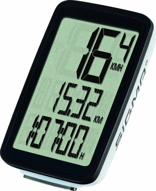Sigma Fietscomputer Pure 1 ATS - Draadloos - Zwart/Wit 1 Sigma Fietscomputer Pure 1 ATS - Draadloos - Zwart/Wit