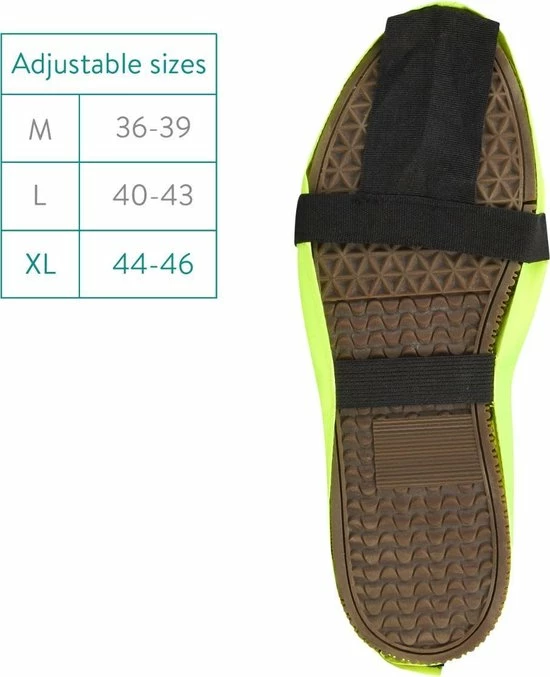 Navaris Overschoenen - 1 Paar Uniseks Schoenovertrekken - Waterdicht & Reflecterend - Beschermt Tegen Regen En Vuil - Verschillende Maten 5 Navaris Overschoenen - 1 Paar Uniseks Schoenovertrekken - Waterdicht & Reflecterend - Beschermt Tegen Regen En Vuil - Verschillende Maten - Afbeelding 5