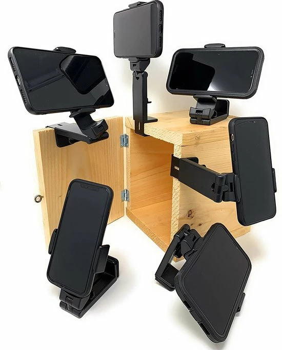 YONO Telefoonhouder Vliegtuig Universeel - Telefoonstandaard Bureau - Tafel - GSM Houder - Staander - 360 Graden Draaibaar - Zwart 9 YONO Telefoonhouder Vliegtuig Universeel - Telefoonstandaard Bureau - Tafel - GSM Houder - Staander - 360 Graden Draaibaar - Zwart - Afbeelding 9