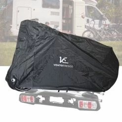 Vento Fresco Fietshoes Voor 1/2 Fietsen Waterdicht - Fietsbeschermhoes Elektrische Fiets XL - Universeel - Zwart Met Opbergzak - 200x110x70 Cm -Windgoo Shop 550x687 1