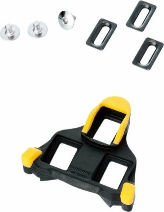 Shimano SPD-SL Schoenplaatje - Geel 7 Shimano SPD-SL Schoenplaatje - Geel - Afbeelding 7