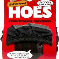 Nietverkeerd Niet Verkeerd Fietskrat Afdekhoes - Krathoes Undercover 40 X 30 Cm Polyester Matzwart -Windgoo Shop 550x709